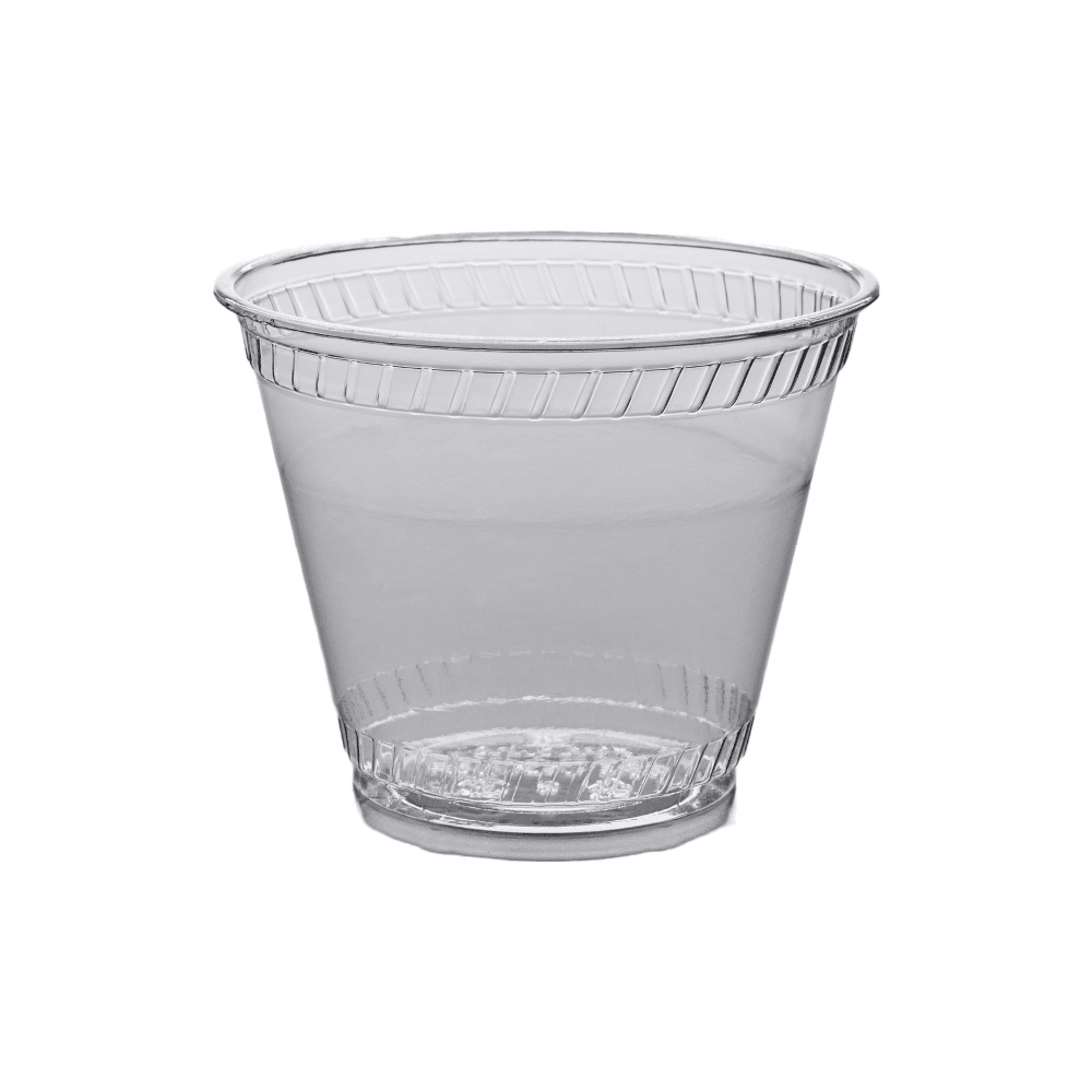 Image of Clear Plastic Cups and Lids