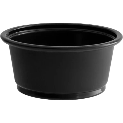 Image of Black Portion Cups