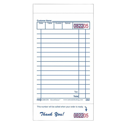Image of Guest Checks
