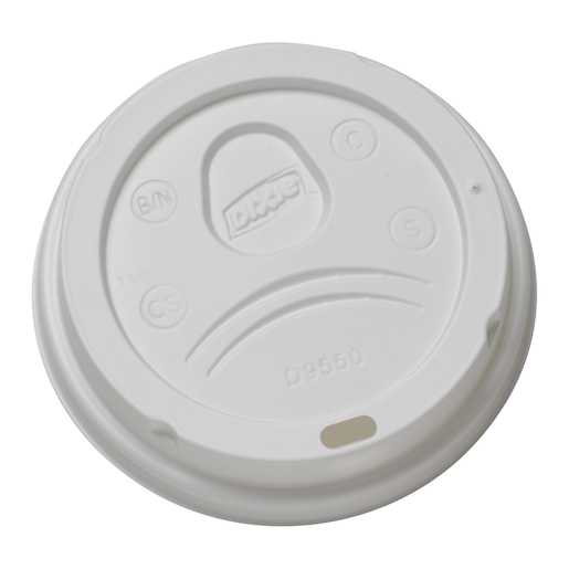 Buy Now - Dixie® X-Large White Dome Plastic Hot Cup Lids - Bulk Case of ...